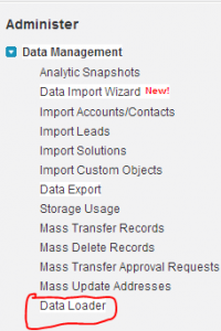 Salesforce Dataloader