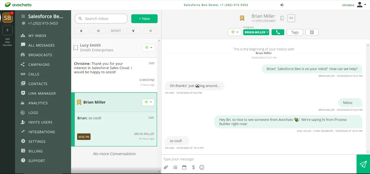 Avochato for Salesforce | Setup, Features and Flow