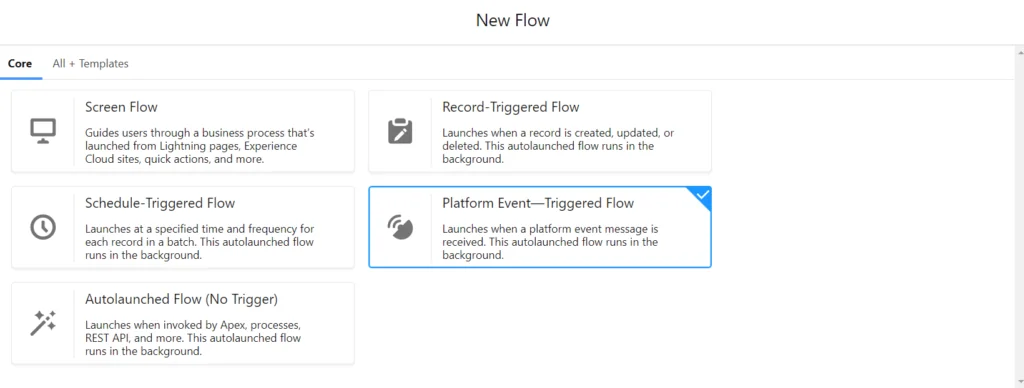 Salesforce platform events consumer types and integration patterns