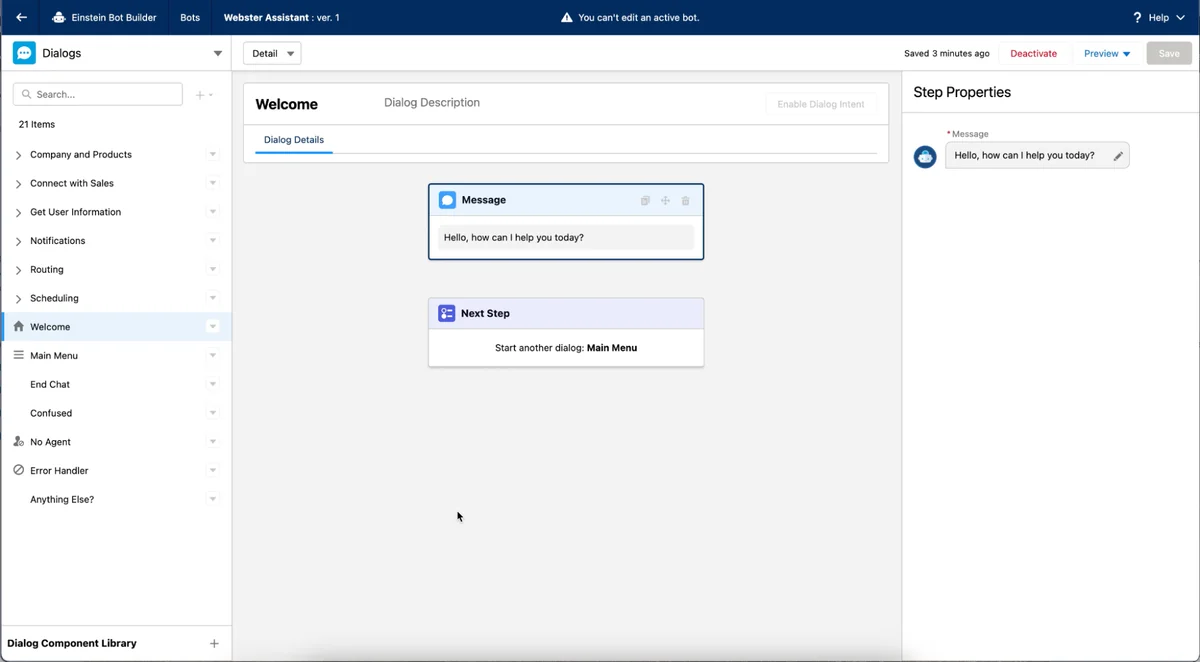 Buyer assistant beta feature configuration in sales engagement