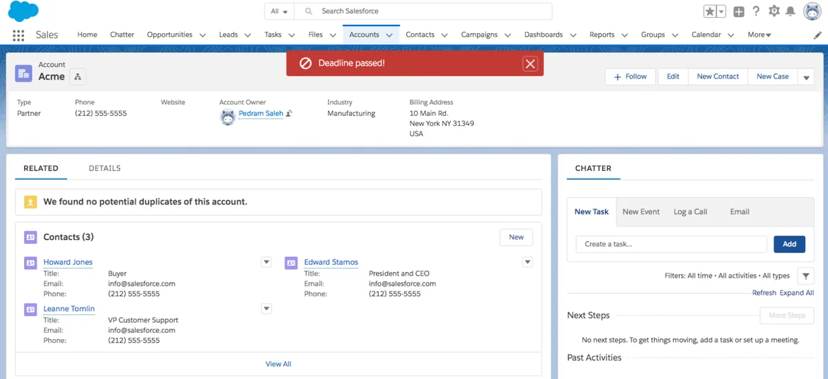 AppExchange solution management dashboard showing installed apps and performance metrics