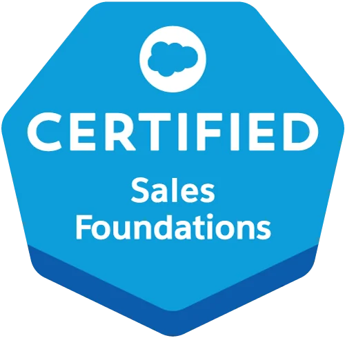 Platform Foundations certification badge for Salesforce beginners