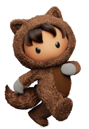 Astro Salesforce character used as a guide for Trailhead learning