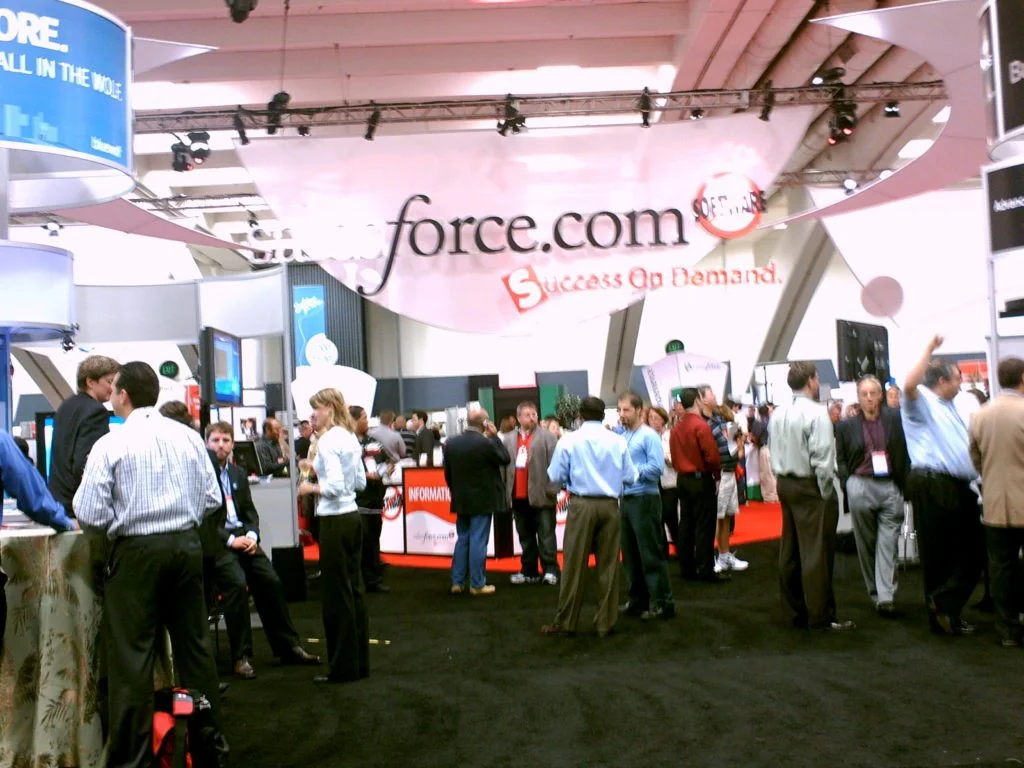 first Dreamforce event milestone in Salesforce history