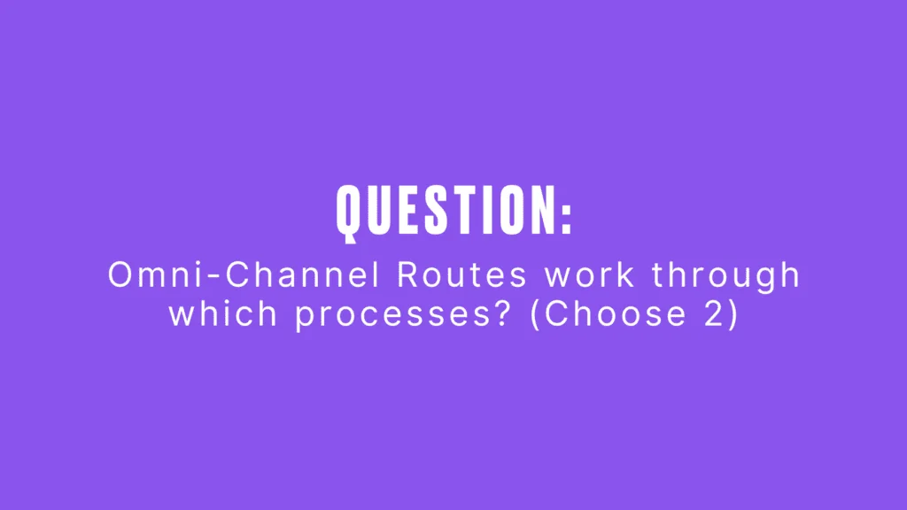 Omni-Channel and digital intake topics for Service Cloud certification study