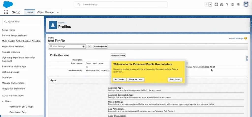 Inspector Reloaded results for flows profiles and permission sets