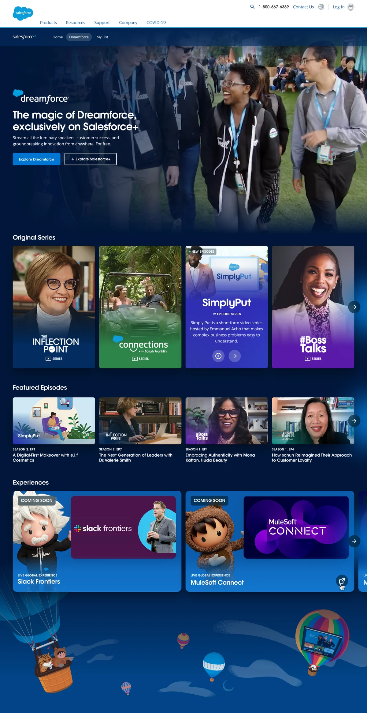 Salesforce Plus event content organized for admins developers and architects