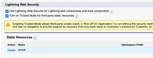 Trusted Mode LWC browser API access in Salesforce Winter 26 Release Notes