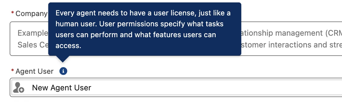 Einstein Agent user license selection for Agentforce implementation