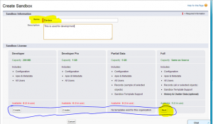 Creating Sandbox