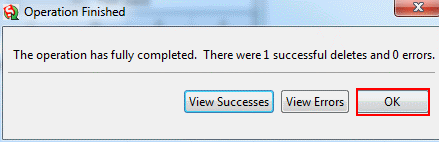 data loader delete operation9