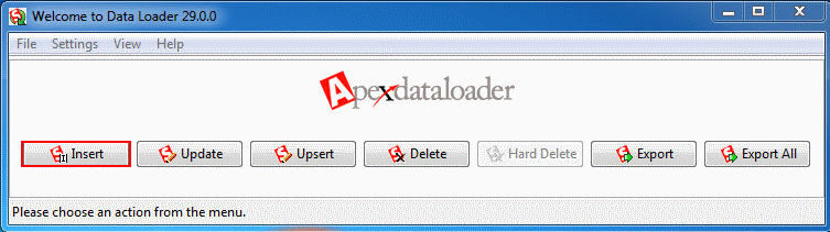  Apex Data Loader insert