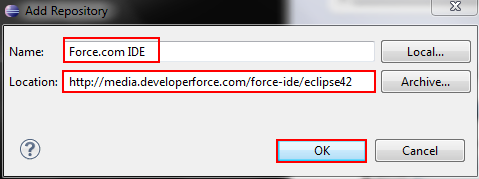 force.com IDE installation