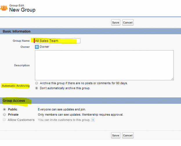 Working with Chatter Group Salesforce Tutorial