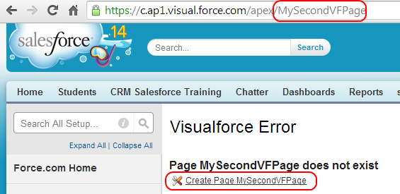 How to create Visualforce page - Salesforce Tutorials