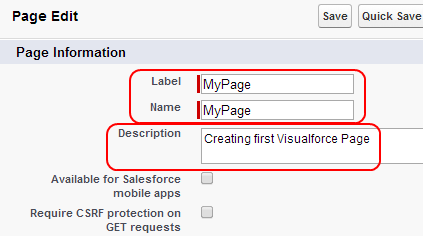 How to create Visualforce page - Salesforce Tutorials