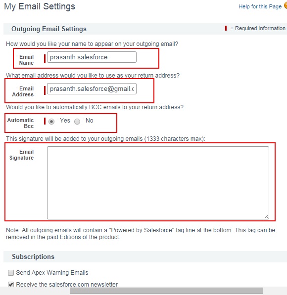 How to Edit Email Settings in
