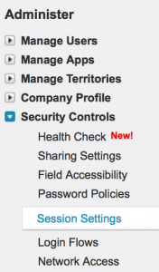 Session Security in Salesforce.com