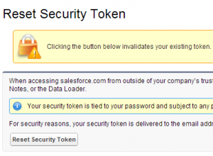 Security Tokens in Salesforce.com