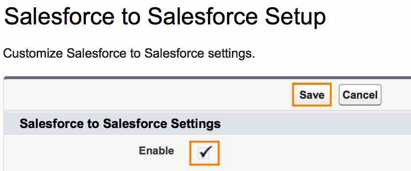 Salesforce to Salesforce