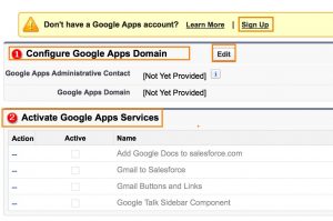 Salesforce google apps2