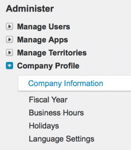 currencies salesforce multiple enable setup enabling administration manage then company profile