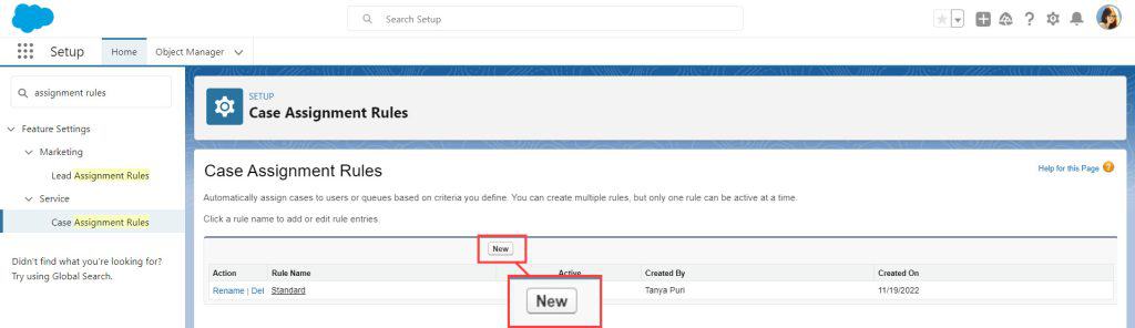Case Assignment Rules in Salesforce Service Cloud